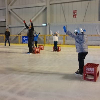 スケートに挑戦