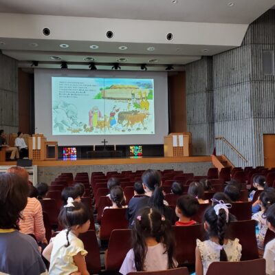 大学チャペルでの礼拝
