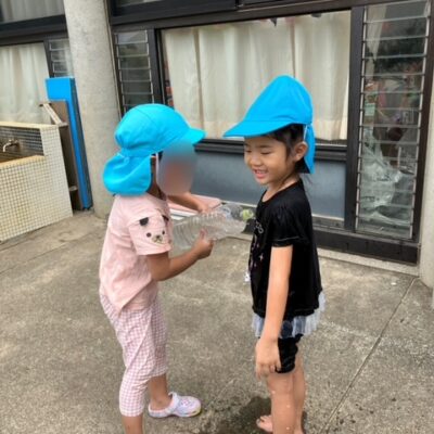 泥んこ遊び　～年長・年中～