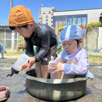 夏はやっぱり水遊び！