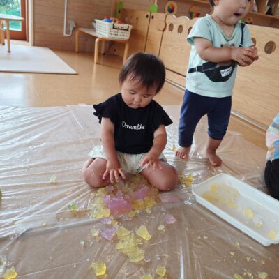 寒天遊び