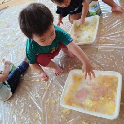 寒天遊び