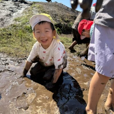 泥んこ遊び