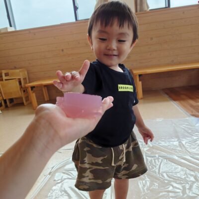 寒天遊び